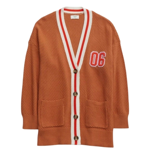 Aerie Women's Oversized Varsity Cardigan NWOT - Picture 5 of 10